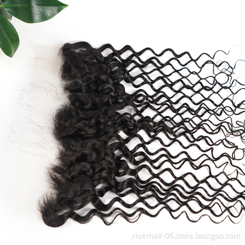 Cheap Brazilian Virgin Cuticle Aligned Frontal Closure Hair 4X4 2X6 5X5 13X4 13X6 360 Swiss Lace Closure And Frontal